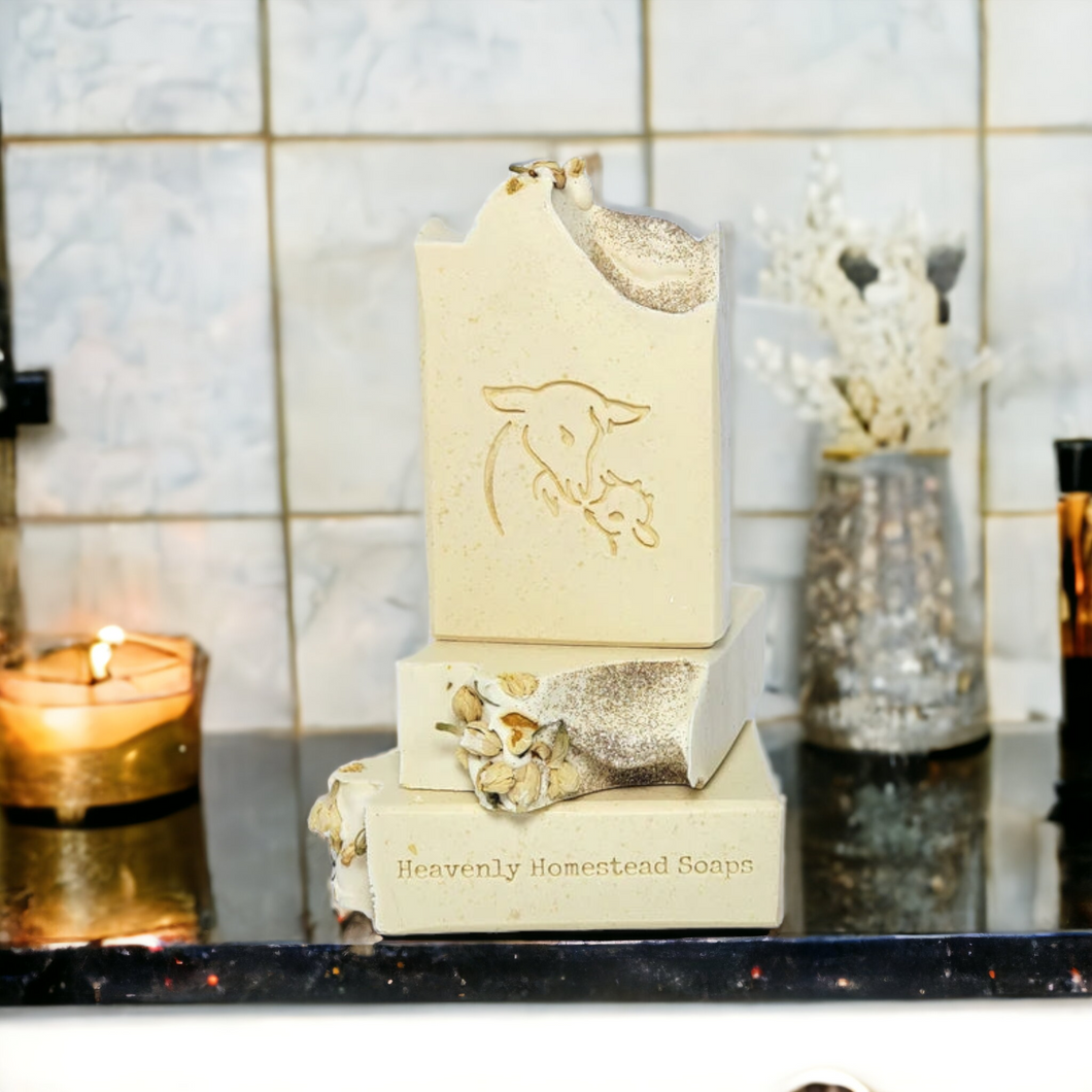 TEA LEAF AND JASMINE Goat Milk Soap
