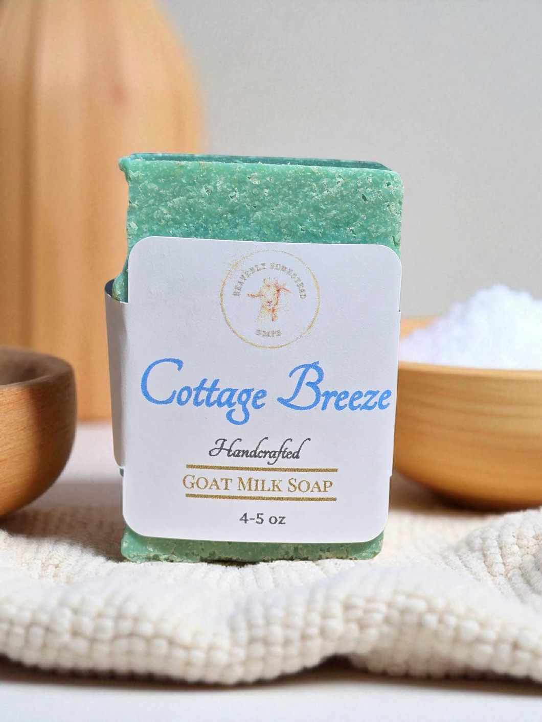 COTTAGE BREEZE Sea Salt & Goat Milk Soap