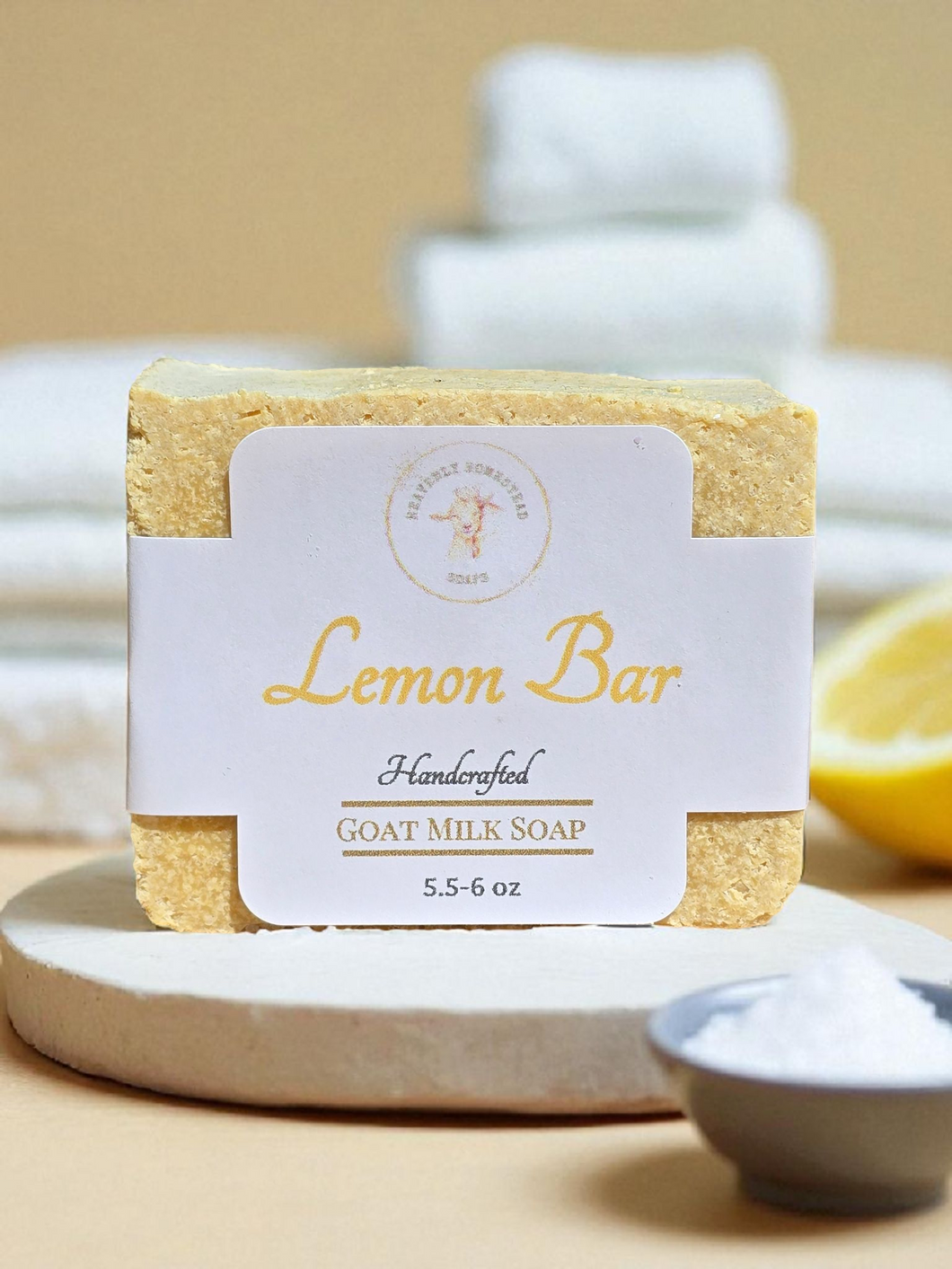 LEMON BAR Sea Salt & Goat Milk Soap