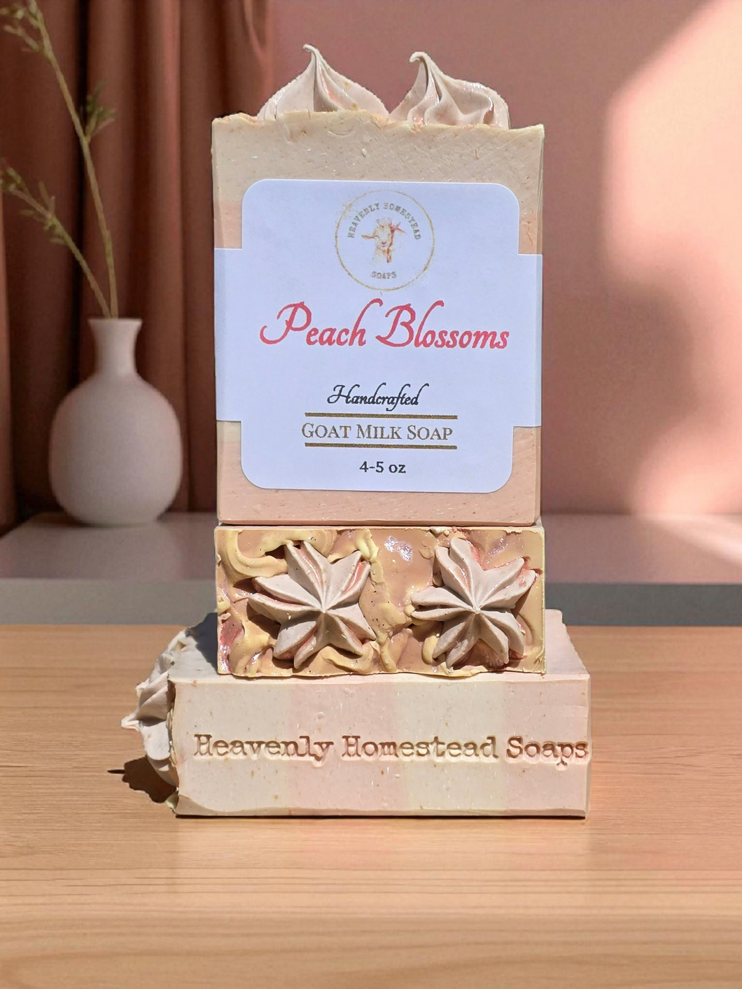 PEACH BLOSSOMS Goat Milk Soap