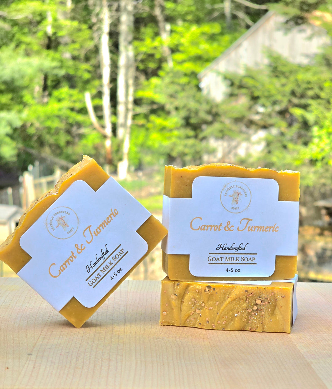 CARROT & TURMERIC Goat Milk Soap